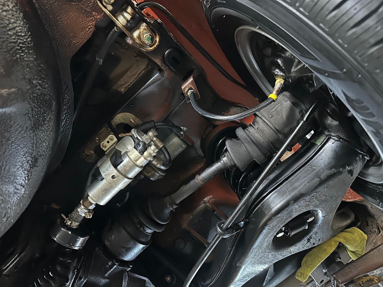 1978 Mercedes-Benz 450SL — Motor