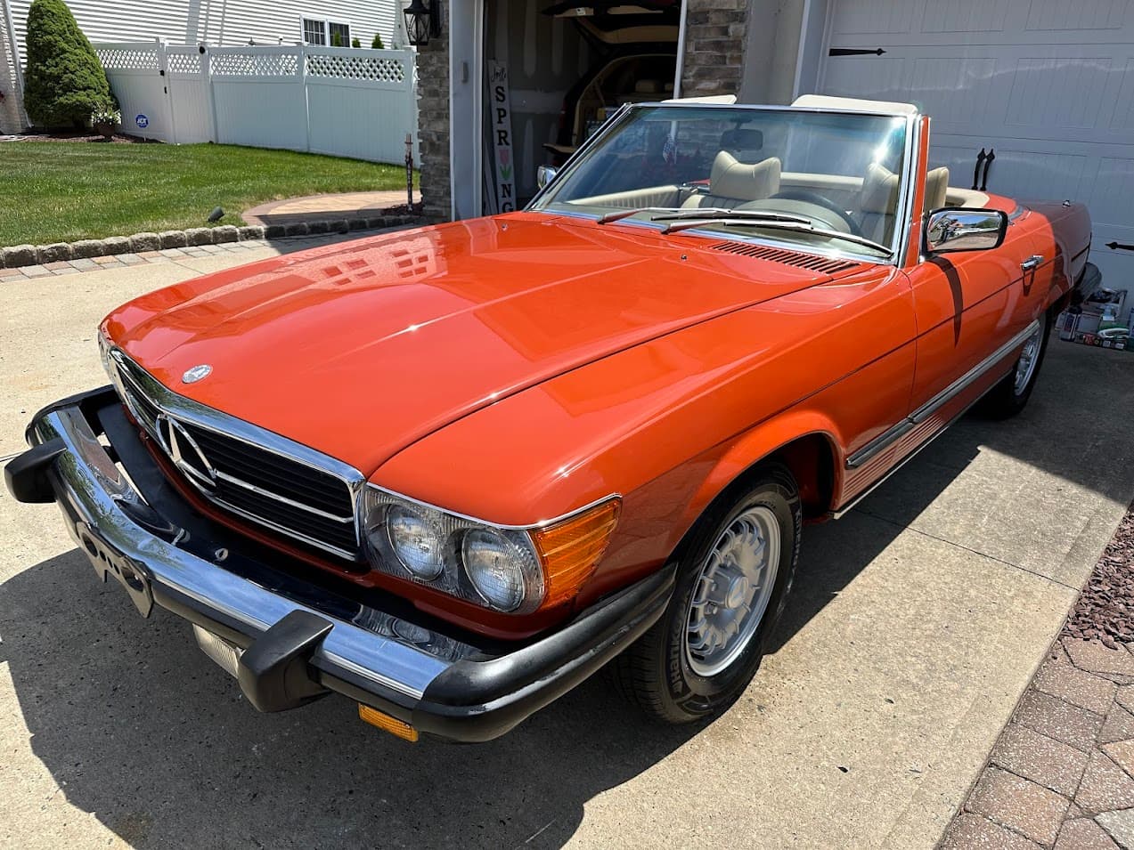 1978 Mercedes-Benz 450SL — Interior