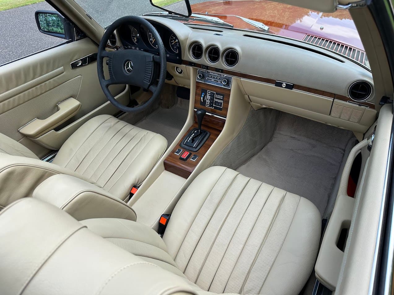 1978 Mercedes-Benz 450SL — Interior