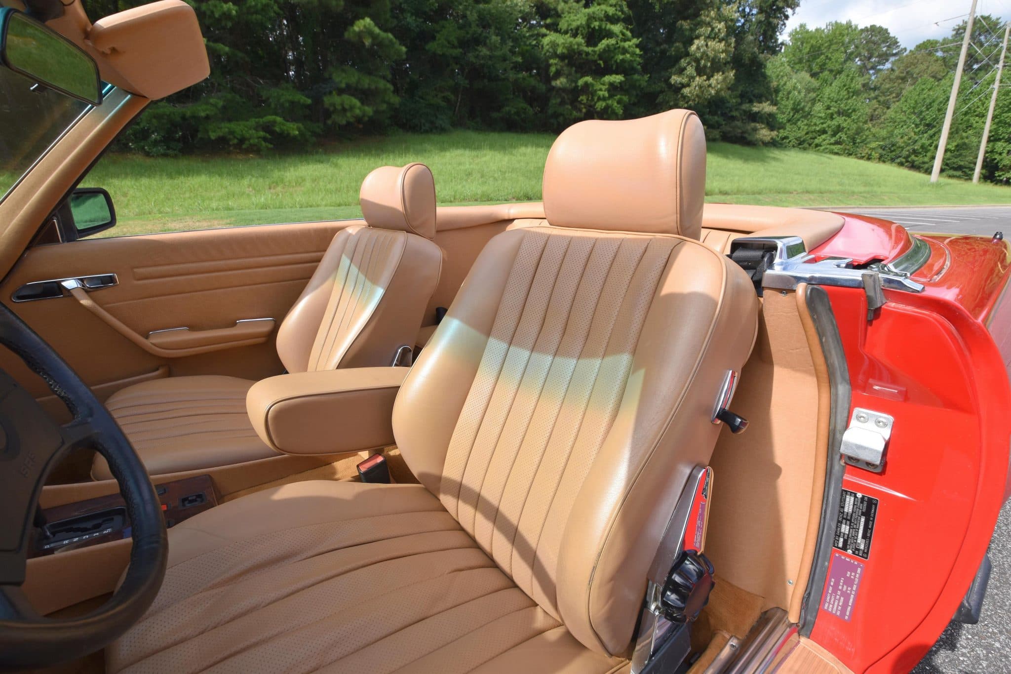 1987 Mercedes-Benz 560SL — Interior