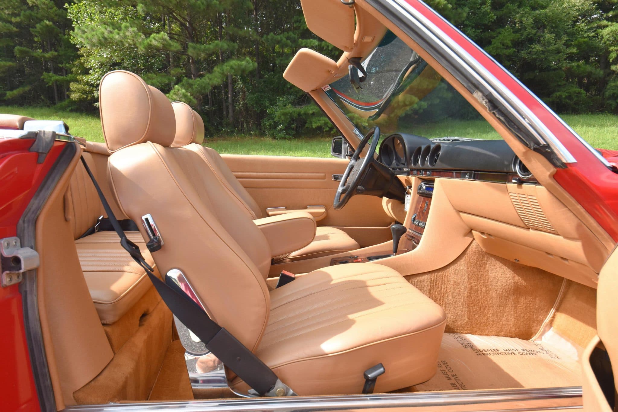 1987 Mercedes-Benz 560SL — Interior