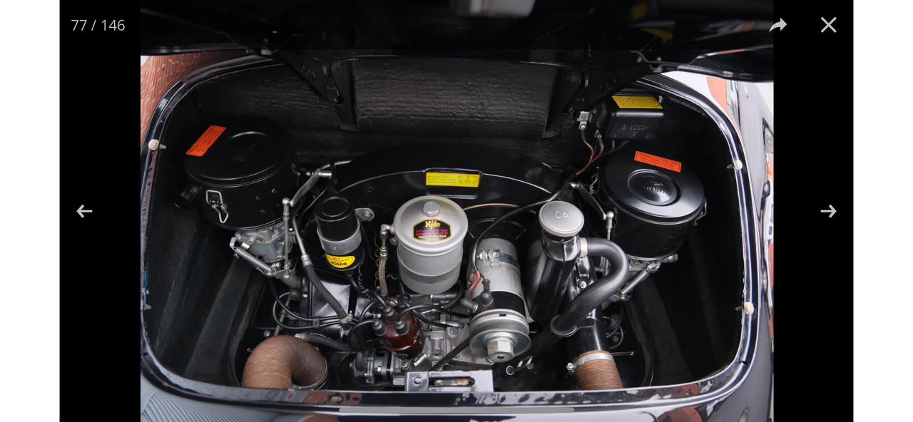 1963 Porsche 356 Cabriolet - Motor