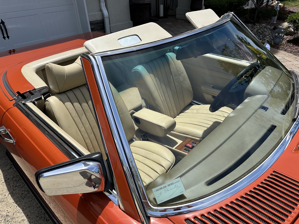 1978 Mercedes-Benz 450SL - Interior